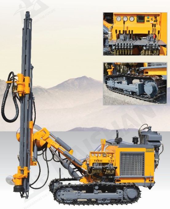 KG320 Crawler DTH Mining Drilling Rig 