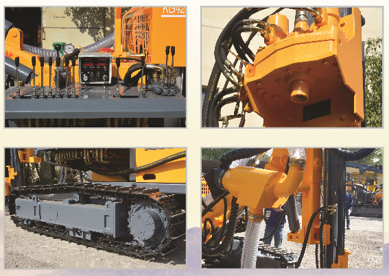 KG420S Crawler DTH Mining Drilling Rig 