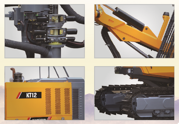 KT12 Integrated Surface DTH Drilling Rig