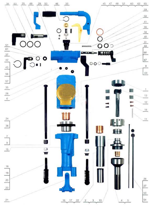 Hand-held Rock Drill