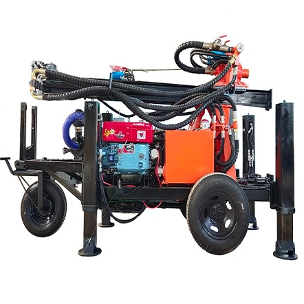KQZ130 Three-wheel Portable Hydraulic Water Well Drilling Rig