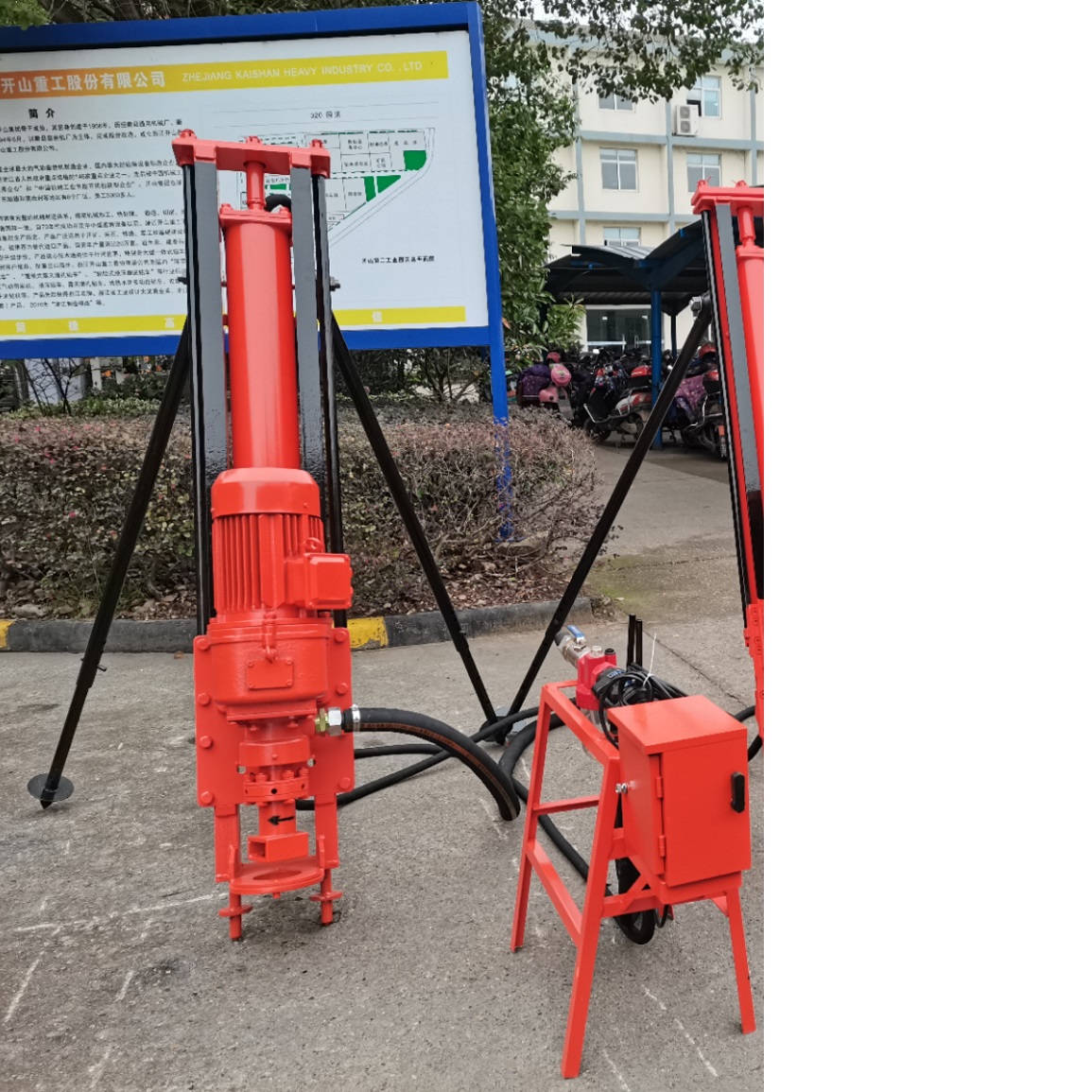 KQD120 hordozható DTH sziklafúró/kis elektromos vízkútfúrógép